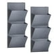 thumbnail image 4 of Organizador de zapatos para puerta de 2 piezas, zapatero plegable para lavandería gris, 4 of 9