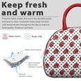 thumbnail image 3 of Reusable Ladybug Lnsulated Lunch Bag for Women & Men - Leakproof Water-Resistant Cooler Tote, Large Capacity for Work,Travel,Picnic,Beach & Office., 3 of 4