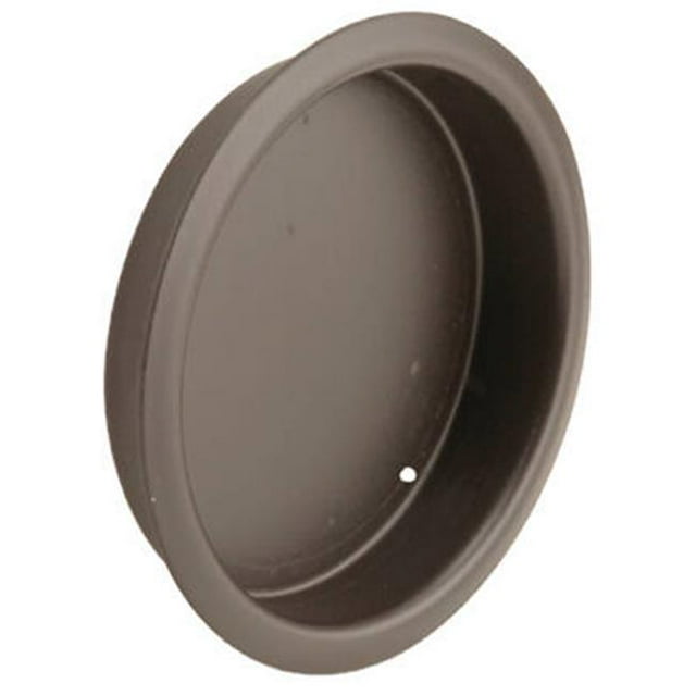164448 2 Po. Porte de Placard Ronde en Bronze avec Tirette, 2 Pack