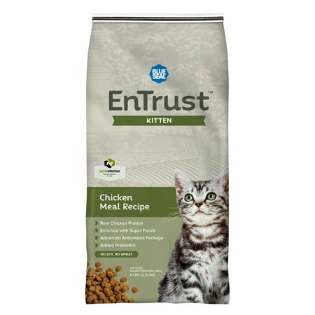 UPC: 0639139015441 | EnTrust Kitten Chicken Meal Recipe Premium Kitten Food – 6lb Bag