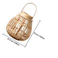 thumbnail image 6 of GETAJGHSD 1Pc cate Woven Candlestick Lantern Holder for Candle Decoration, 6 of 8