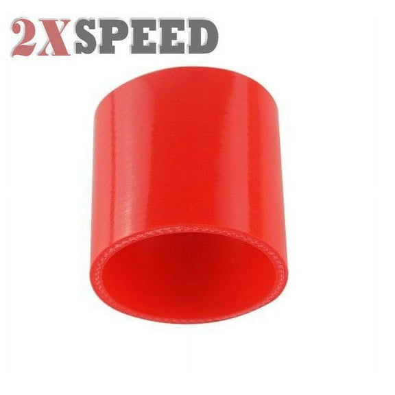 Brand NEW 2.5" Red Straight Silicone hose Coupler 4 layer polyester high Brand NEW 2.5" Red Straight Silicone hose Coupler 4 layer polyester high
