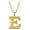 E, variant on Initial Necklaces for Women Fashion Women Gift 26 English Letter Name Chain Pendant Necklaces Jewelry Clearance Under $5