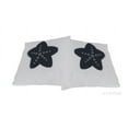 thumbnail image 2 of Anne Home - White Pillow Blue Star set of 2, 2 of 2