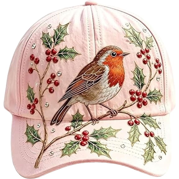 2026 Limited Edition Garden Morning Cap Nature Hummingbird Floral Printing Baseball Caps Adjustable Breathable Cotton Hat