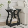End Table Set of with Charging Station Side Table with Ports and Outlets Nightstand End Table with Storage Shelf for Living Room Bedroom
