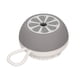 thumbnail image 2 of Cepillo de baño para mascotas, masaje de cerdas suaves, exfoliante de silicona, cepillo de ducha para el cuidado de perros y gatos con dispensador de champú, cepillo fino gris, 2 of 5