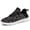 Black, variant on Men's LED Light Up Sneakers with - Rechargeable Power, Streetwear & Parties - Summer/Spring/Fall Casual Wear (, Sole) Low-Voltage Glowing Shoes Suitable for Night