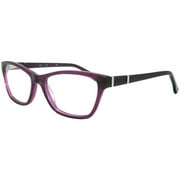 Angle View: Allure L3002 Women's Rx-able Eyeglass Frames, Plum