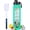 Green - 32 oz, variant on Glass Water Bottles 32oz with Sleeve Drinking Hydration Bottles Borosilicate Wide Mouth Motivational Water Flask Canteen with Time Marker Spout Lid and Brush (Green - 32 oz)