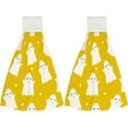 thumbnail image 3 of Hanging Towels 1 Pcs, Dish Towels Cute Ghost Stars Absorbent Hand Towels with Hanging Loop Washcloth for Bathroom Kitchen, 3 of 6