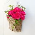 thumbnail image 4 of Dvkptbk home decor Couronne de Roses Simulation Couronne Suspendue à la Porte home Panier Suspendu Decoration, 4 of 9