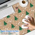 thumbnail image 2 of Long Mouse Pads for Desk,Brown Christmas Tree Pattern Desk Mats on Top Of Desks, Desk Mouse Pad Extra Large with 3mm Non-Slip Base and Stitched Edge for Gaming,Office,Work,Home 47.3x23.6in, 2 of 5