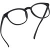 LifeArt Blue Light Blocking Glasses, Anti Eyestrain, Computer Reading Glasses, Gaming Glasses, TV Glasses for Women Men, Anti Glare (Black, +3.25 Magnification)