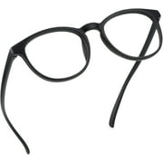 LifeArt Blue Light Blocking Glasses, Anti Eyestrain, Computer Reading Glasses, Gaming Glasses, TV Glasses for Women Men, Anti Glare (Black, +3.25 Magnification)