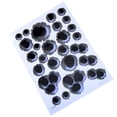 thumbnail image 3 of Speravity Pegatinas laterales para coche, calcomanías divertidas con agujero de 3D, pegatina decorativa para motocicleta, estilo de coche Automoción decorativa y accesorios 4 Speravity CZ9222-04, 3 of 5