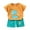 ZD-Orange, variant on Zanarzt Boys 2 Piece Cotton Set Toddler Little Boys Short Sleeve T Shirt Shorts Set Summer Clothes Outfits Back to School Clothes Blue,6-12 Months