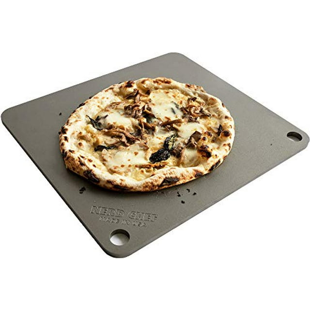 NerdChef Pierre d'Acier - Surface de Cuisson Haute Performance pour Pizza (.375 Épais - Pro)