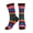 3 Black, variant on Unisex Colorful Mexican Blanket Stripes Novelty Ankle Socks Colorful ComfortSoft Lightweight Sports Athletic Socks