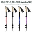 thumbnail image 4 of 2 Pieces Trekking Poles - Lightweight, Collapsible Trekking Poles for Backpacking Gear with Cork Grips, A Must-Have for Long-Distance Hiking and Mountaineering Enthusiasts, 4 of 6