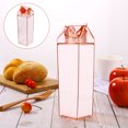thumbnail image 3 of 1pc Drink Bottle Empty 500ml Storage Bottle Transparent Plastic Milk Bottle, 3 of 8