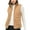 Camel, variant on Women’s Quilted Vest Reversible Lightweight Sleeveless Full Zip Up Faux Fur Lining Gilet Jacket with Pockets NEWV44 Camel S
