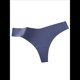 thumbnail image 4 of Ropa Interior de Seda Helada para Mujer, Entrepierna de Algodón, Tiro Bajo, Agradable para la Piel, Color Liso, Talla Grande. Azul Oscuro XXL, 4 of 9