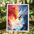 thumbnail image 6 of JYLMOOD DIY Animal Paint by Number for Adults, Easy Painting by Numbers for Gift Home Wall Decor 16x20in without Frame, Colored Canvas - Dragon, 6 of 6