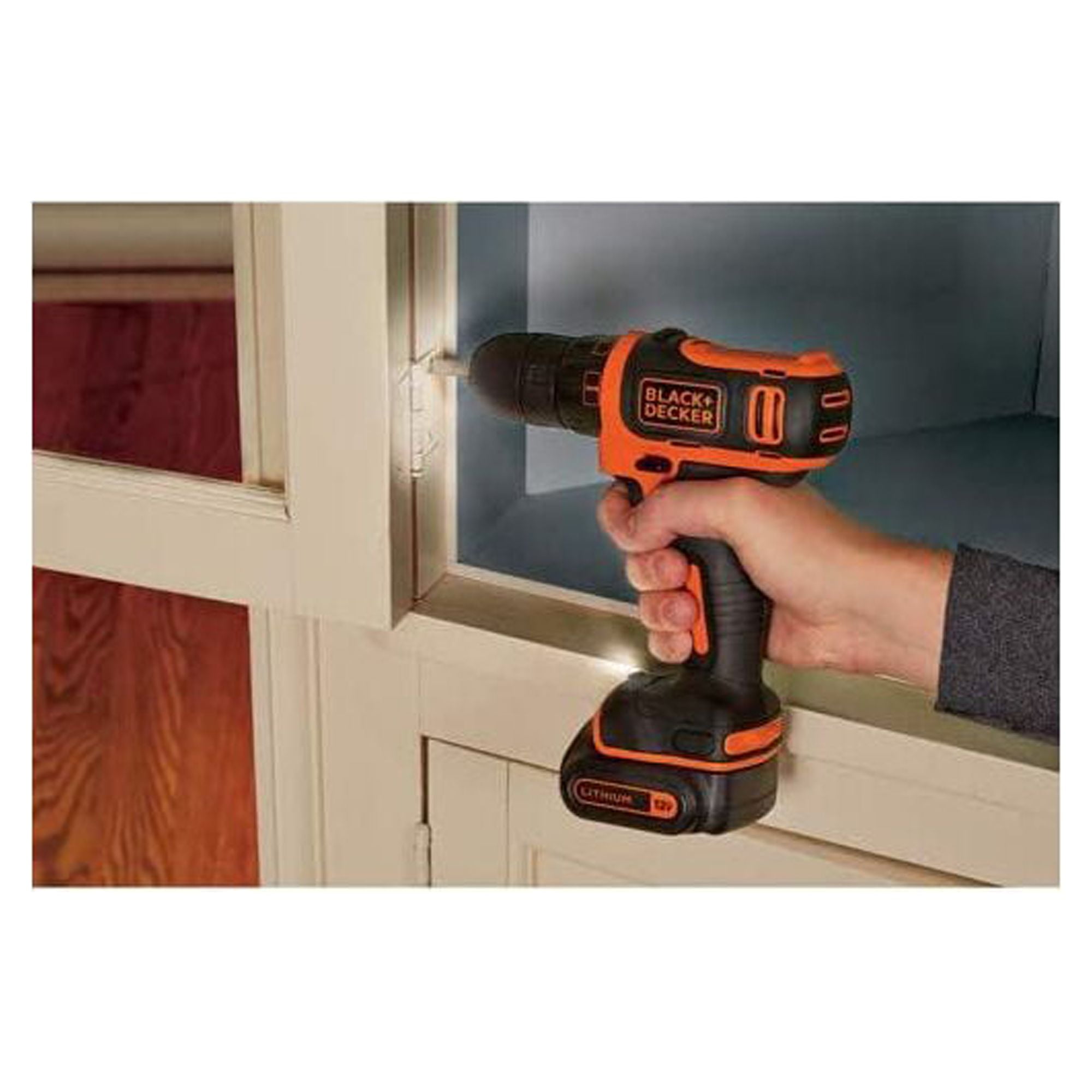 BLACK+DECKER BCPK1249C 12V MAX Dill and 42 piece Home Project Kit
