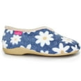 thumbnail image 2 of Lunar Womens Daisy Slippers, 2 of 7