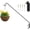 Deck & Wall Hook - Adjustable Length - 1 Pack, variant on Extended Rail Hook Fence Deck Heavy Duty Bird Feeder Hook 360 Degree Rotary and Length Adjustable Plant Bracket for Bird Feeders, Planters, Suet Baskets, Lanterns, Wind Chimes and More
