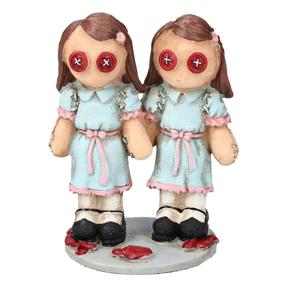 Pacific Giftware Pinhead Monsters Shining Inspired Grady Twins Halloween Decor Statue Figurine, 4.38" H