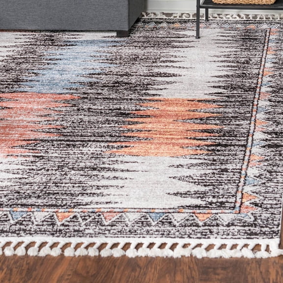 Unique Loom Aramis Collection Area Rug - Landon (7' 10" Square Multi/Beige)