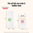 thumbnail image 2 of Dream On Me Baby ZZZ 5” Foam Crib & Toddler Bed Mattress, 2 of 7