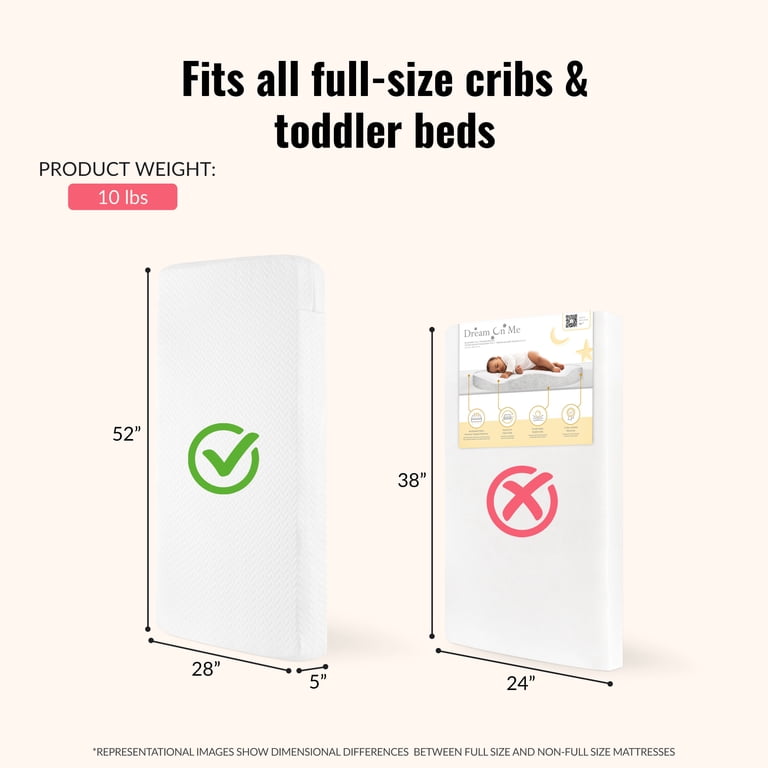Dream On Me Baby ZZZ 5" Foam Crib & Toddler Mattress photo 2
