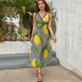 thumbnail image 5 of Delicious Lemon Vestido Sin Mangas Vestidos Para Mujer, Vestido Suelto De Verano 2025, 5 of 5