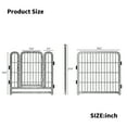thumbnail image 2 of Xecessory Dog Playpen Outdoor, 8 Panel Fence Heavy Duty Metal Indoor Dog Pen with Gates for Small and Medium Pets Playpen for Garden Backyard Camping, 2 of 7