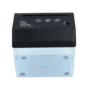 Buumin Cross Cut Paper Shredder for Home Office Use (Black)