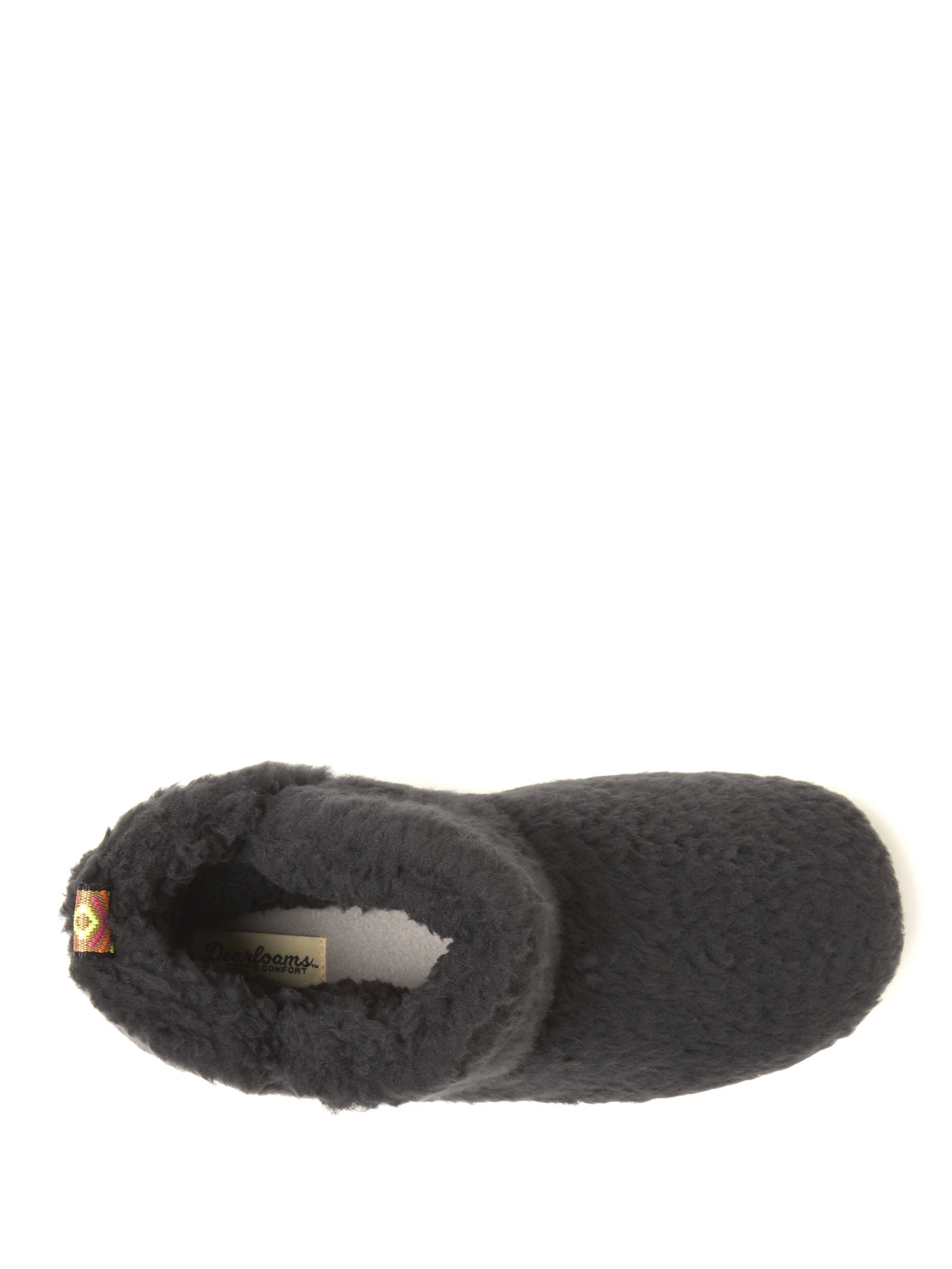 Dearfoams Cozy Comfort Women's Teddy Bootie Slippers