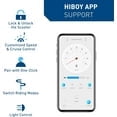 Hiboy Electric Scooter for Adults - 350W Motor, 19 MPH & 17 Miles Range, 8.5" Solid Tires, Portable Folding Commuter Scooter with Dual Braking System, App Control & Scooter Phone Holder