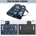 thumbnail image 4 of Xoenoiee Palm Tree Boat Print Golf Cart Seat Covers, Comfort Golf Cart Seat Towel Blanket with 4 Front Pockets, Golf Cart Seat Protector Fits EZGO, Yamaha, Club Car and More 2-Seat Carts, 4 of 6
