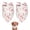 Pink Baseballs With, variant on Dog Bandana 2 Pack,Pink Baseballs with Bows Pattern Bandanas for Dogs,Cat Bandana,Small/ Large Dog Bandana 2 Size,Dog Bandanas