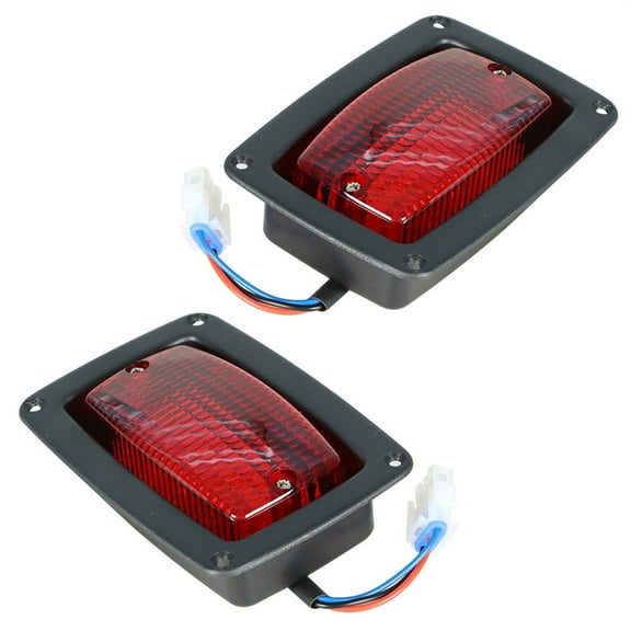 PET-U 2x LED Tail Light 3 Wire Rear Taillights 1017035 Fit For Club Car DS Golf Cart