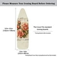 thumbnail image 5 of HELLHERO Premium Heavy-Duty Fabric Ironing Board Cover - Standard Size (15 x 54 inch), Retro Rose & Sheet Music Design, 5 of 5