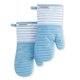 thumbnail image 1 of Juego de 2 guantes de cocina KitchenAid Albany, terciopelo azul, 18 x 33 cm, 1 of 5
