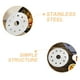 thumbnail image 5 of 2 discos de inducción de acero inoxidable para placa de inducción, adaptadores y difusores de calor., 5 of 7