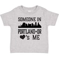 thumbnail image 3 of Inktastic Portland Oregon Someone Loves Me Skyline Boys or Girls Toddler T-Shirt, 3 of 5