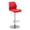 Red, variant on Adjustable Swivel Barstools Faux Leather Bar Chairs Counter Height Bar Stools with High Backrest,PU Leather Bar Stool for Kitchen Island,Upholstered Pub Stools Armless Dining Chairs for Bar