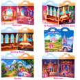thumbnail image 2 of Libro de pegatinas BEKALERZ Puffy Reusable Princess Toys 3-6 Y, 2 of 9