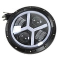 thumbnail image 1 of Car Headlamp, 7in IP68 Waterproof Motorcycle LED Headlight 10-60V  Heat Dissipation 2000LM Universal White Yellow Lighting  For Vehicles ANGGREK Motorbike Driving Light, 1 of 8